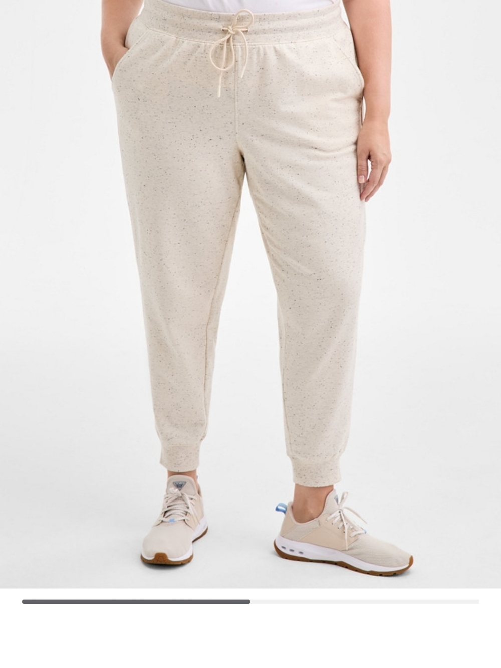Ideology Beige Speckled Joggers